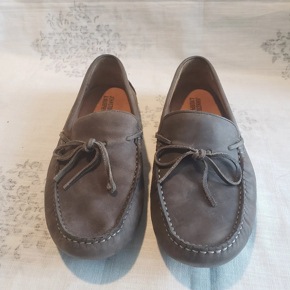 Johnston & Murphy Hardiman Leather Driving Shoe Men's 8 Preppy